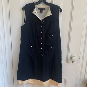 Marc by Marc Jacobs drop waisted navy dress